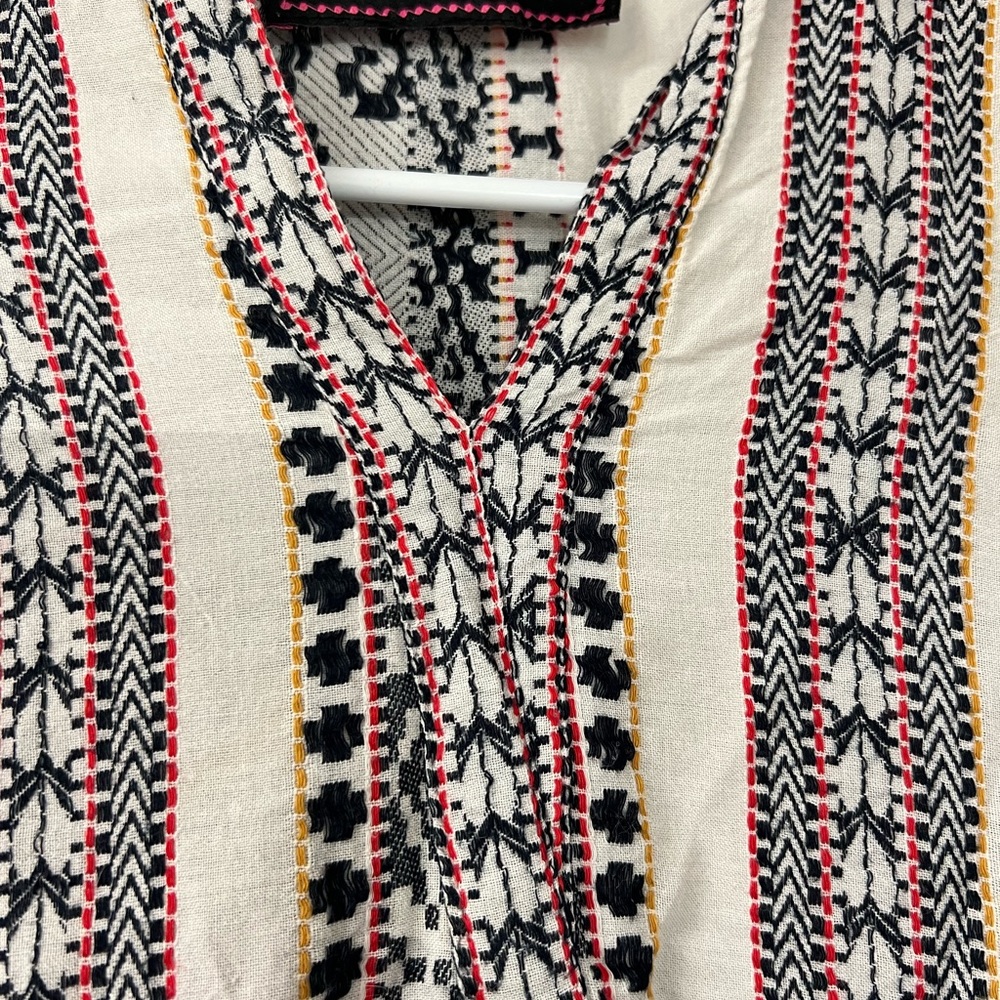 Multicolor Aztec girls dress